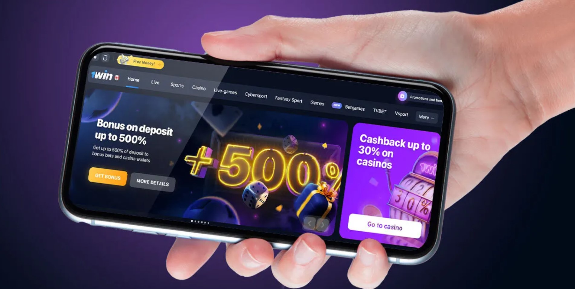 How does the bonus points or cashback system at 1Win casino work